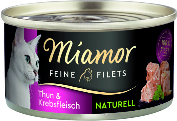 Miamor Filet Nature Thunfisch-Krebs 80gD