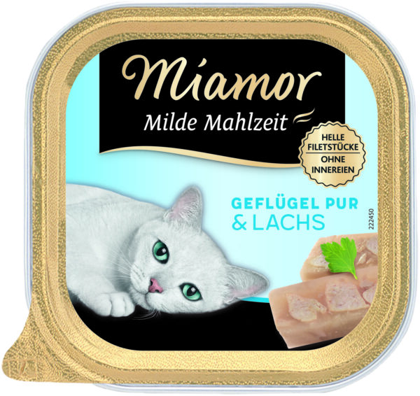 Miamor MildeMahl.Geflügel Lachs 100gS