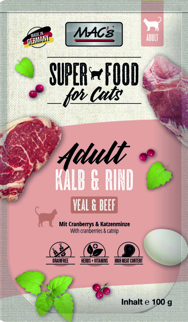 Macs Cat Kalb+Rind 100gP