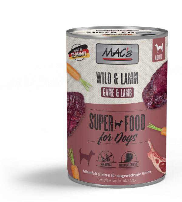 MAC's DOG Wild & Lamm 400g