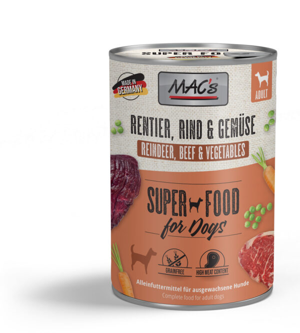 MAC's DOG Rentier & Gemüse 400g