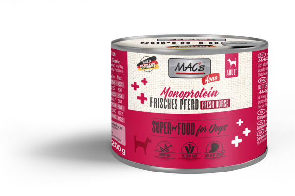 MAC's DOG Mono Sensitive Pferd Pur 200g