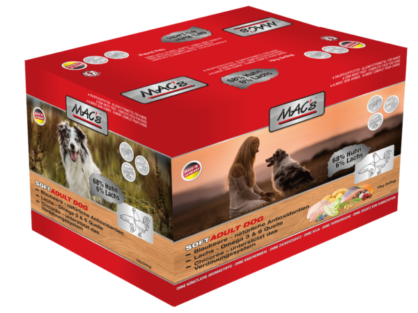 Macs Soft Huhn+Lachs 3x5kg