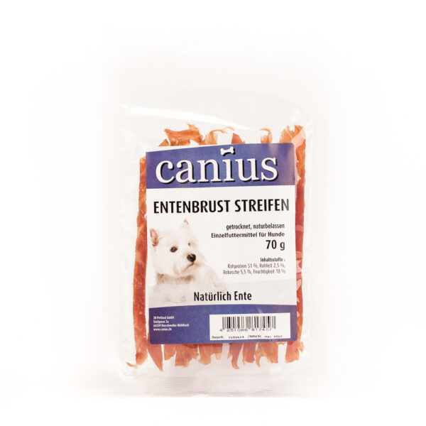 Canius Entenbrust Streifen 70g