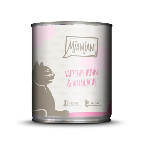 MjAMjAM Katze Huhn+Wildlachs 800gD