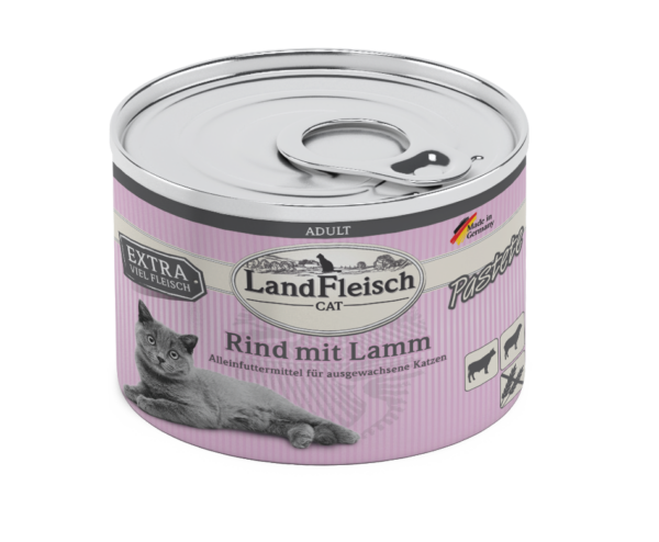 Landfleisch Cat Past Rind+Lamm 195gD