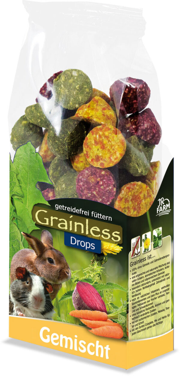 JR Grainless Drops gemischt 140g