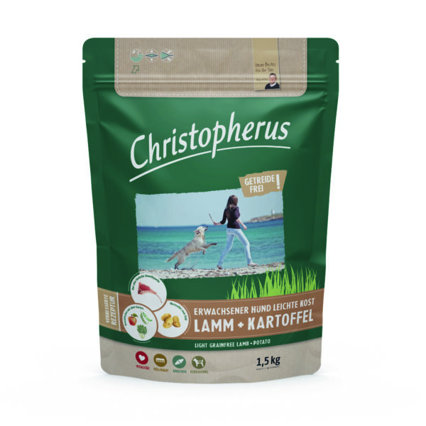 Christopherus getreidefrei Lamm+Kartoffel 1,5kg