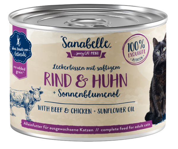 Sanabelle Rind+Huhn 195gD