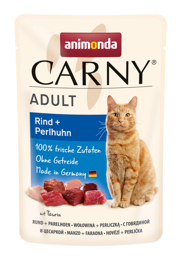 Carny Adult Rind+Perlhuhn 85gP