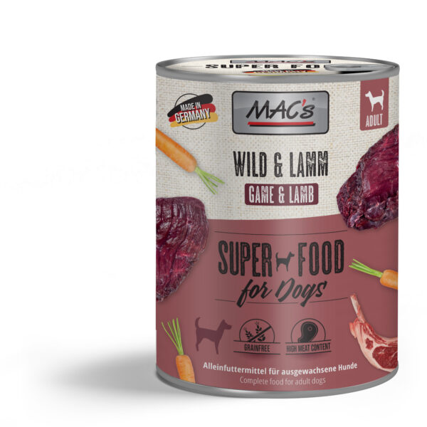 MAC's DOG Wild & Lamm 800g