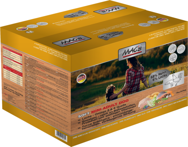 Macs DOG Soft Mini Huhn 3x5kg