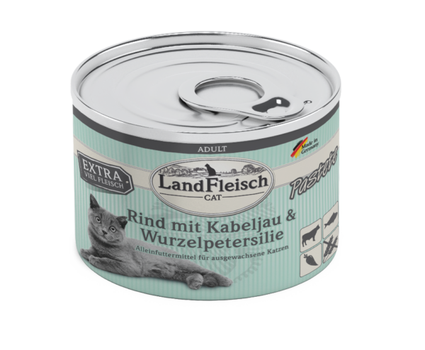 Landfleisch Cat Past Rind Kabel.195gD