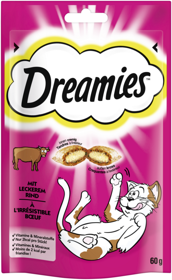 Mars Dreamies Cat Rind 60g