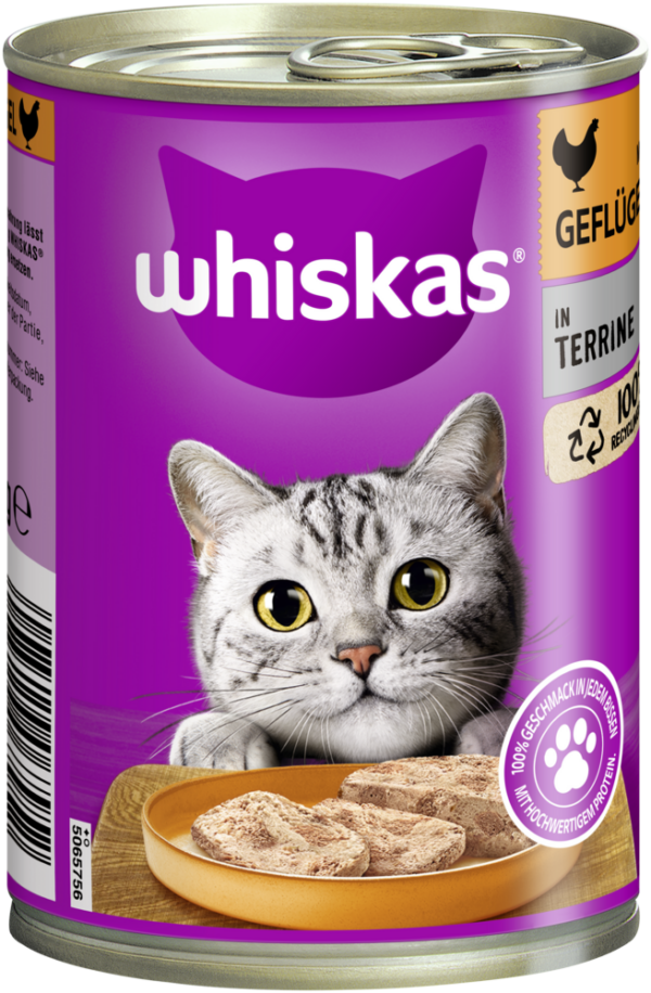 Whiskas Terrine Geflügel 400gD