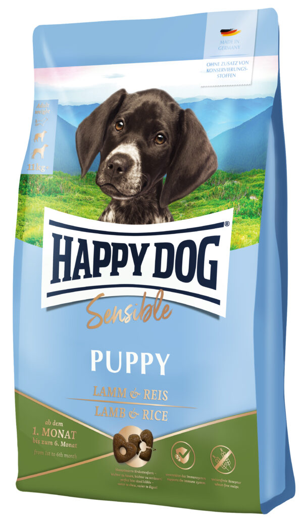 HappyDog Sensi Puppy Lamm Reis 10kg