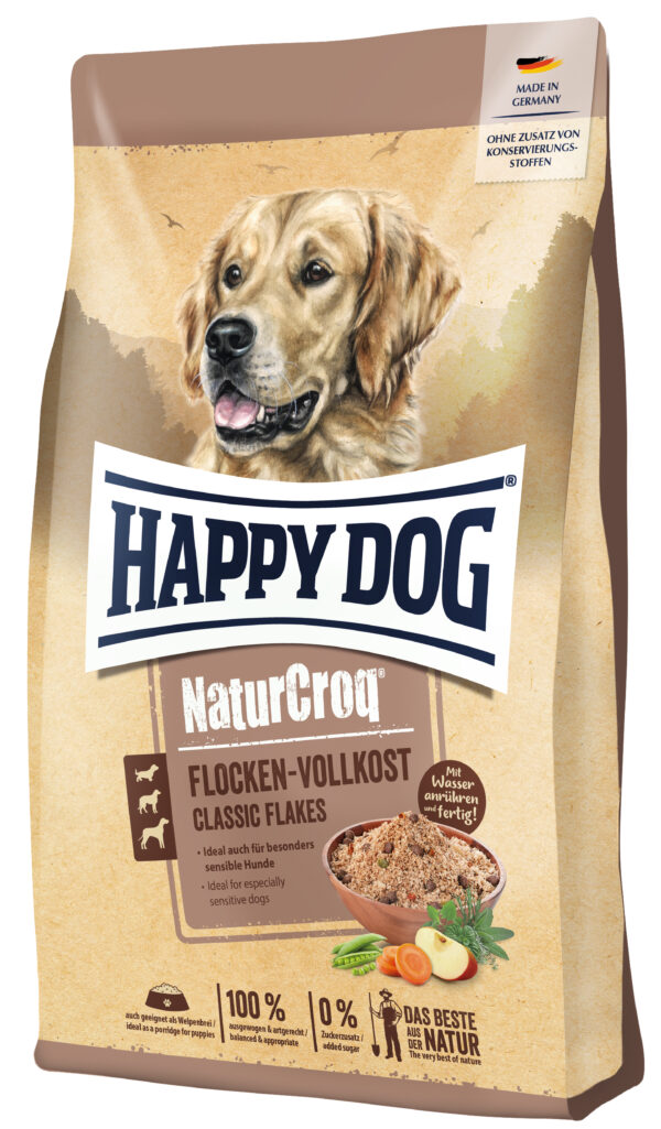 HappyDog NaCroq Flock Vollkost 1,5kg